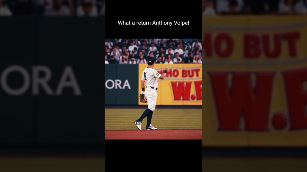 Anthony Volpe hits a Grand Slam along with much more in his return to the Yankees #mlb #baseball