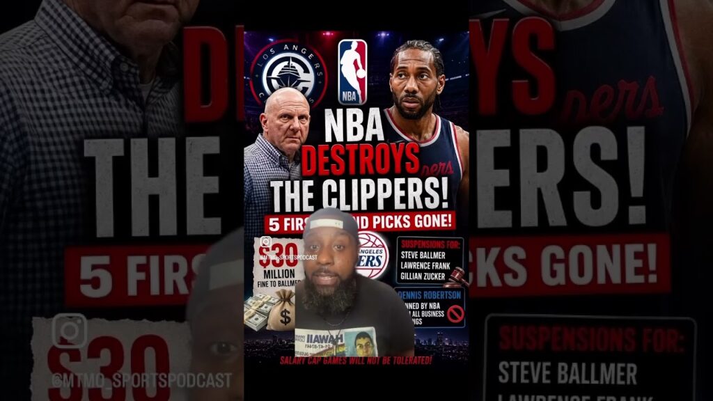 NBA DROPS THE HAMMER ON THE CLIPPERS! #nba #nbanews #clippers #kawhileonard #steveballmer