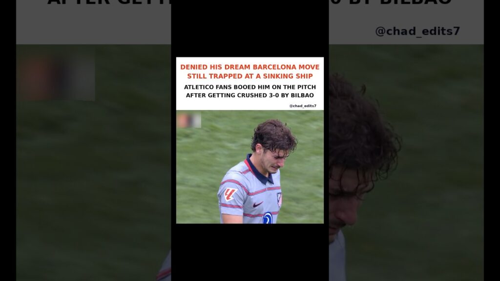 Julian Alvarez Booed Again By Fans #julianalvarez #atleticomadrid #edit #shorts #viral #laliga