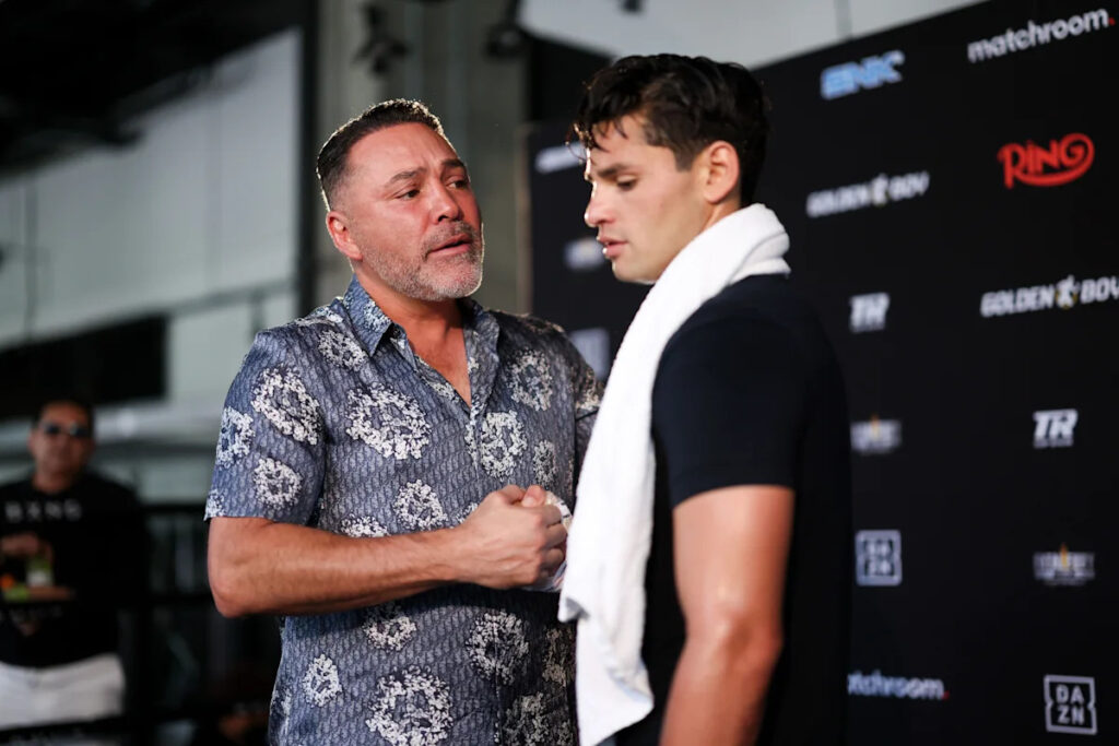 Ryan Garcia says ‘nobody wanted’ Oscar De La Hoya at Conor Benn fight, disappointed he stayed away Ryan Garcia says ‘nobody wanted’ Oscar De La Hoya at Conor Benn fight, disappointed he stayed away