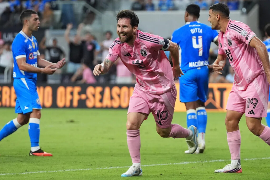 Lionel Messi’s 100th career Inter Miami goal leads Campeones Cup win over Mexico’s Cruz Azul