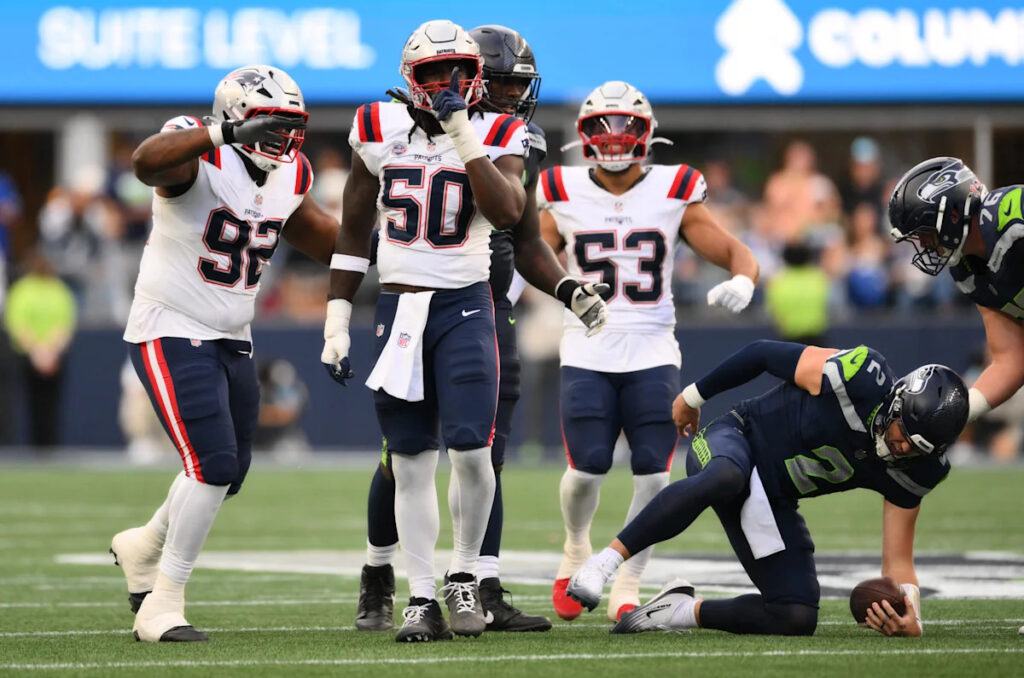 First tush push of NFL season draws penalty, spoils would-be drive-saving dart from backup Seahawks QB Drew Lock