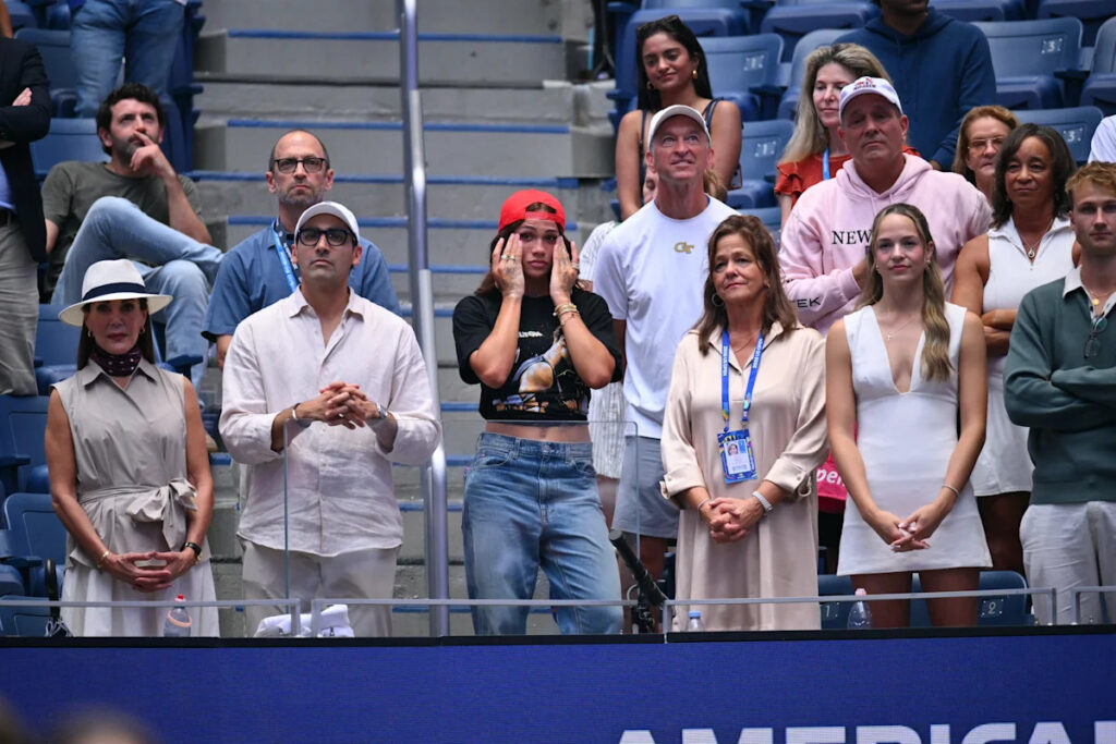 Trinity Rodman catches end of boyfriend Ben Shelton’s US Open final loss, hours after end of Washington Spirit game in DC
