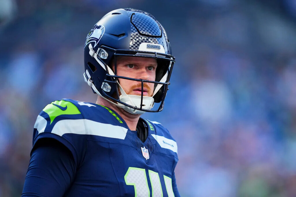 Seahawks: Sam Darnold has a ‘very unique soft-tissue injury’ that didn’t impact hip joint and is considered ‘short-term’