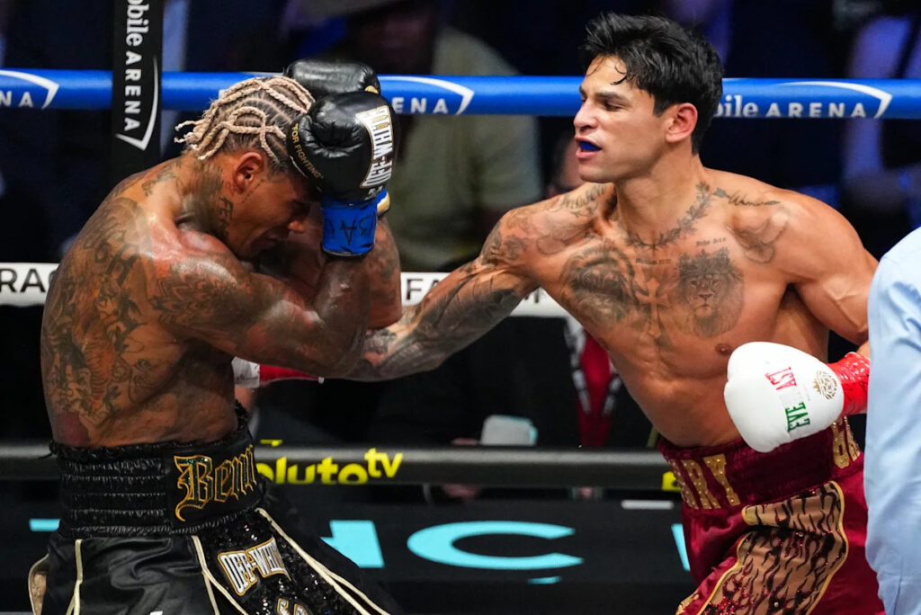 Ryan Garcia says he’s boxing’s ‘golden ticket’ after Conor Benn KO, predicts Teofimo Lopez knockout