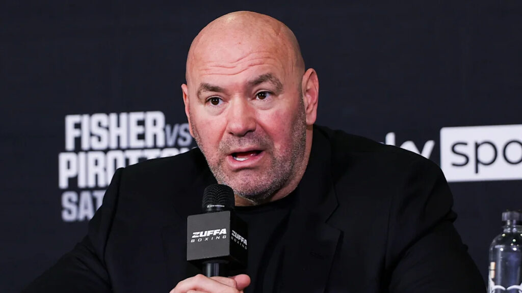 Dana White rages at UK reporters as Tyson Fury vs. Anthony Joshua hangs in limbo: ‘I’m involved in the f***ing fight’
