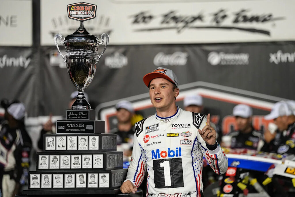 Chase Lookahead: JGR shows power with Bell winning Southern 500 in postseason’s opening Chase race Chase Lookahead: JGR shows power with Bell winning Southern 500 in postseason’s opening Chase race