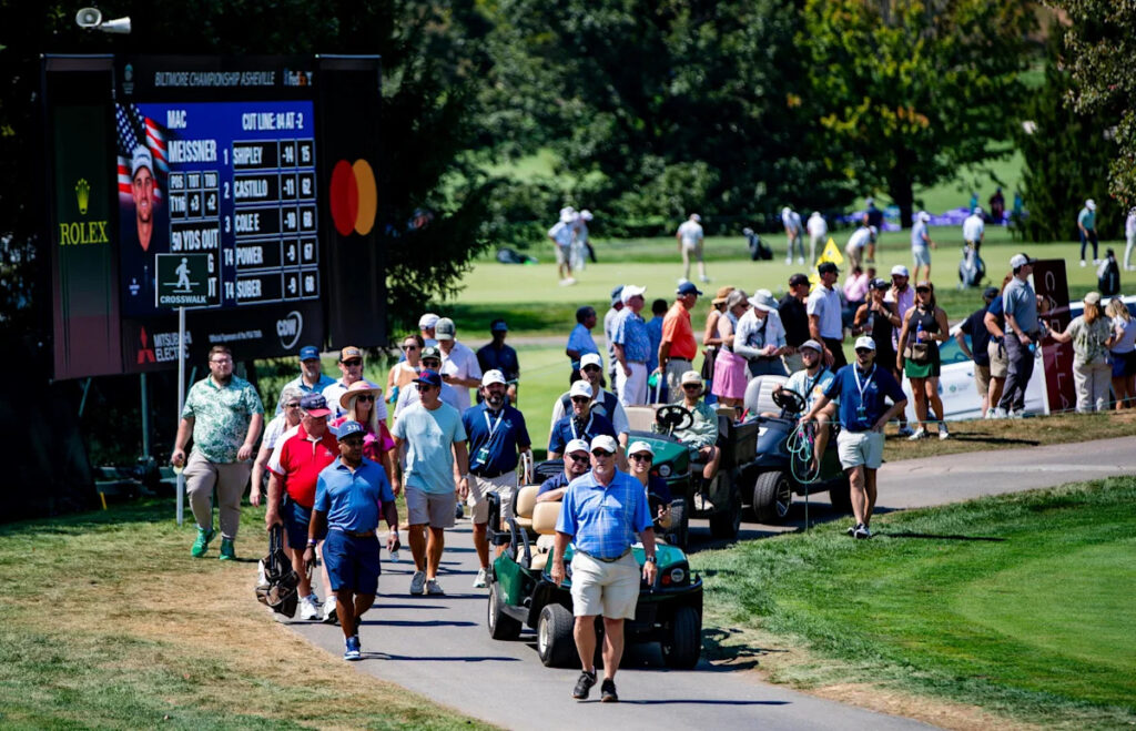 Tee times moved up for Biltmore Championship final round due to thunderstorms