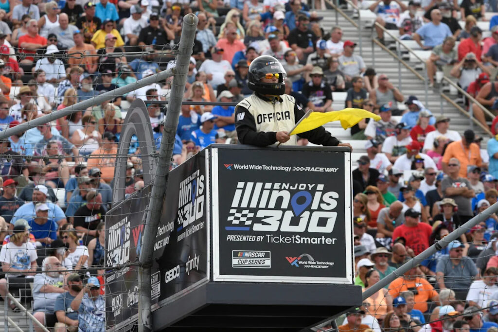 NASCAR Enjoy Illinois 300 Weekend Schedule: Practice, Qualifying, and Race Times NASCAR Enjoy Illinois 300 Weekend Schedule: Practice, Qualifying, and Race Times