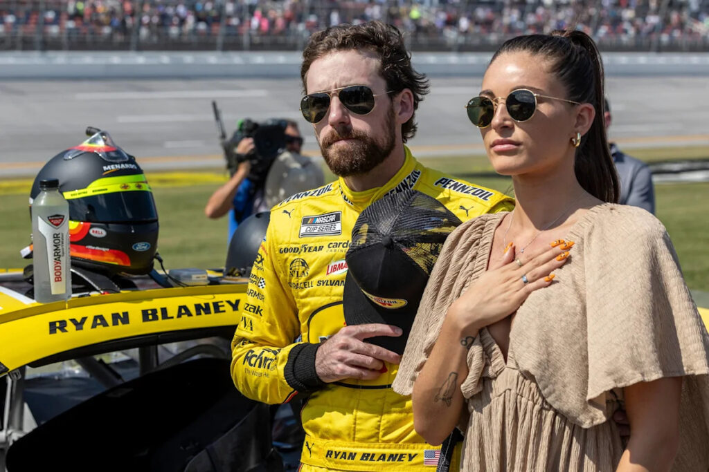 Ryan Blaney’s Wife Gianna Escalates Feud With Carson Hocevar After Bristol Fight