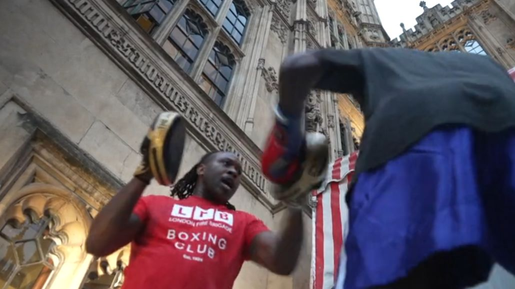 Parliament hosts boxing event in honour of Grenfell