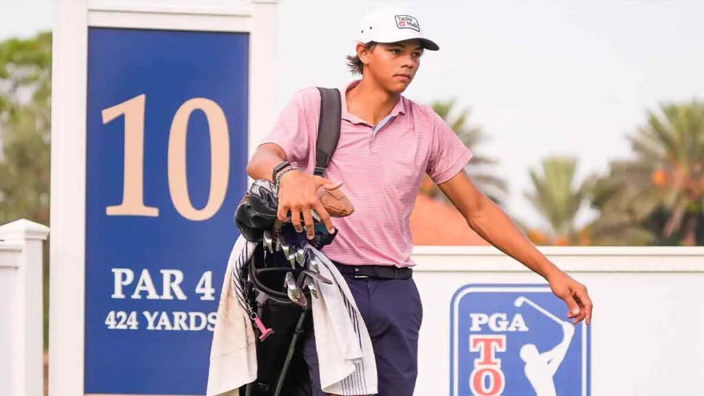 Charlie Woods makes big TayorMade Golf move Charlie Woods makes big TayorMade Golf move