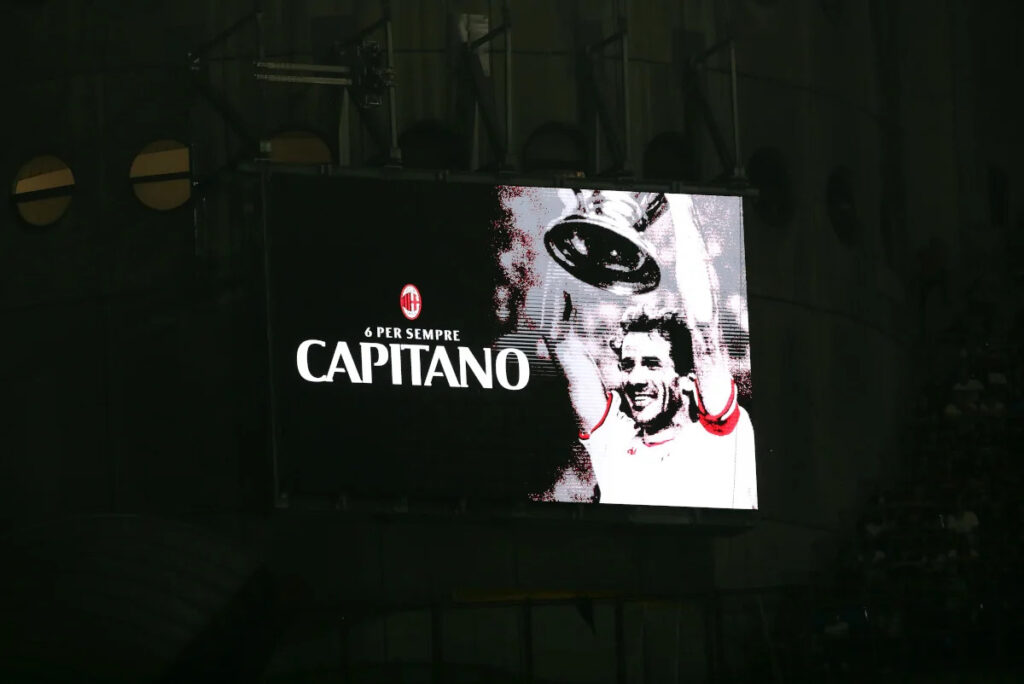 Juventus fans pay tribute to Baresi ahead of Milan match: ‘With infinite respect’ Juventus fans pay tribute to Baresi ahead of Milan match: ‘With infinite respect’