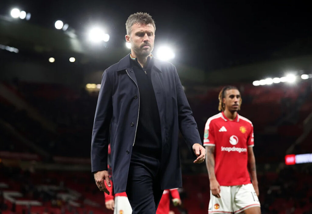 ‘I don’t feel under pressure’ – Michael Carrick responds after Man United suffer historic 3-2 collapse against Brighton