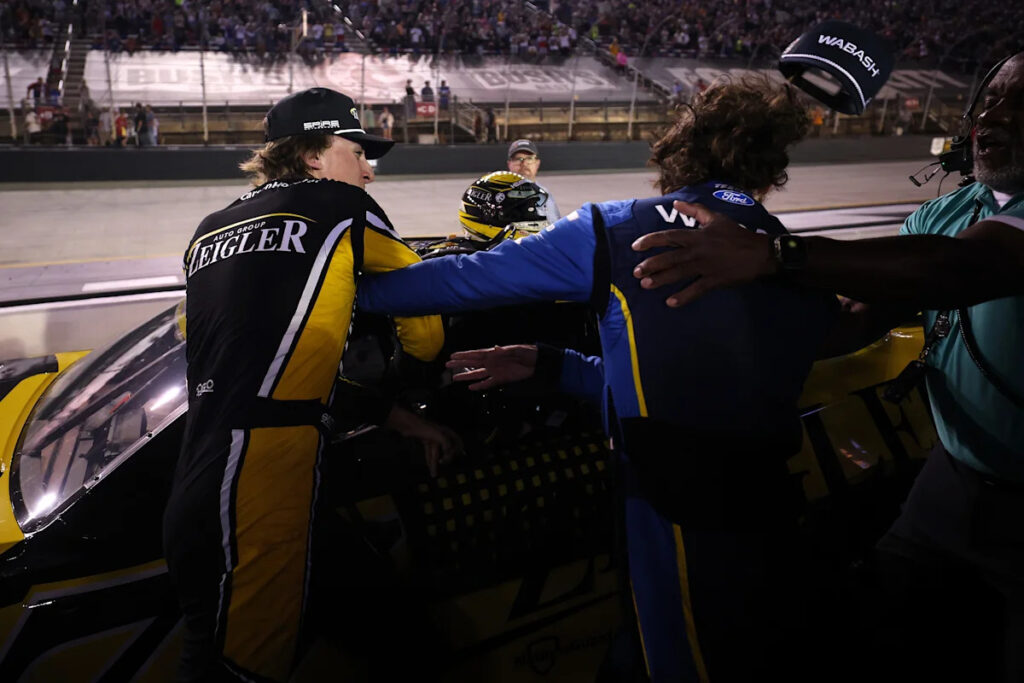 NASCAR fans react to the Carson Hocevar vs Ryan Blaney fight