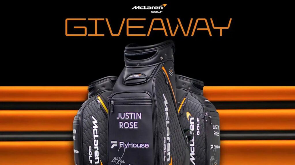 Win a McLaren bag signed by Justin Rose Win a McLaren bag signed by Justin Rose