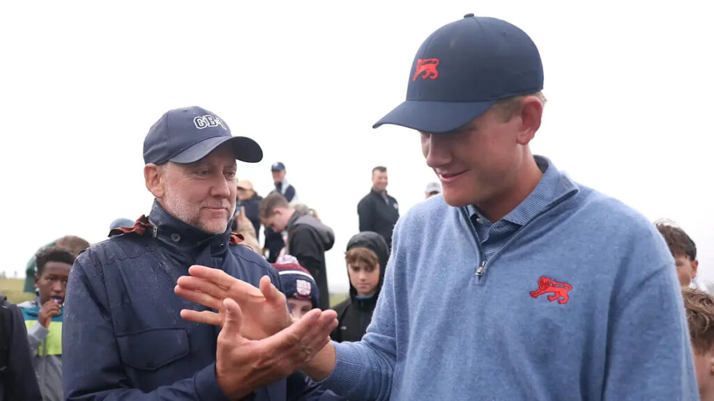 Ian Poulter sees son win Walker Cup. Then comes a SCENE at the pub