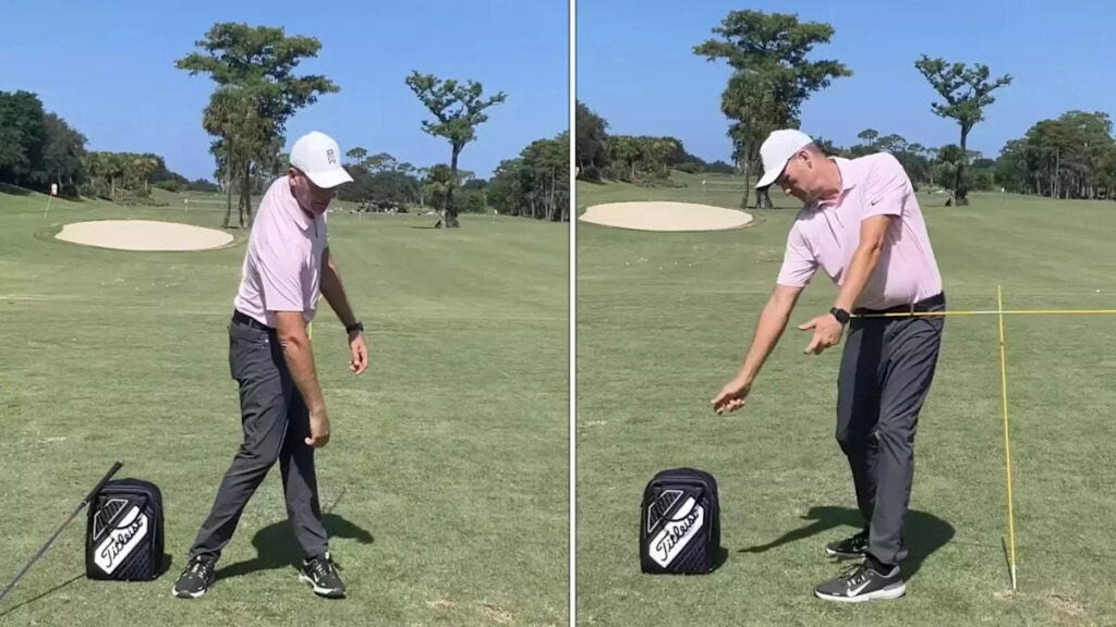 How to stop sliding during the downswing for better ball striking