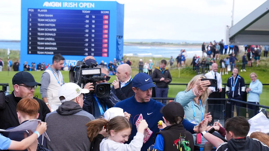 Rory McIlroy says President Trump’s presence at Irish Open will ‘provide some challenges’