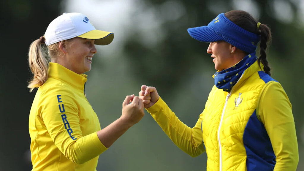 Solheim Cup recap: Stars falter again in Friday foursomes, though Europe takes first lead Solheim Cup recap: Stars falter again in Friday foursomes, though Europe takes first lead