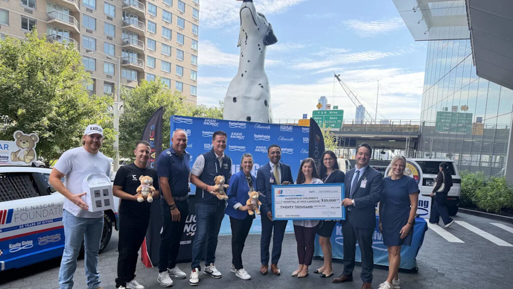 NASCAR Foundation, Kaulig Racing Give Back In New York City NASCAR Foundation, Kaulig Racing Give Back In New York City