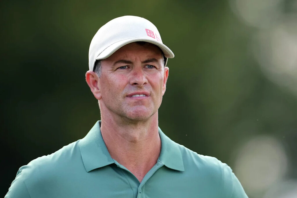 Adam Scott admits to being surprised when watching the leaderboards on day three at the BMW PGA