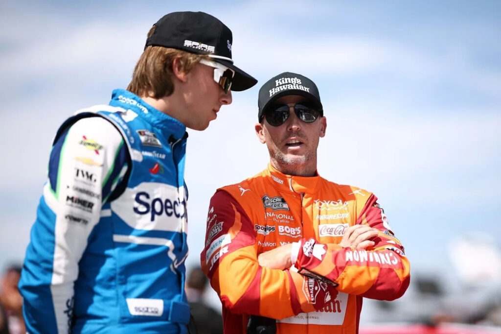 Denny Hamlin’s main issue with Carson Hocevar is off-track ‘disrespect’