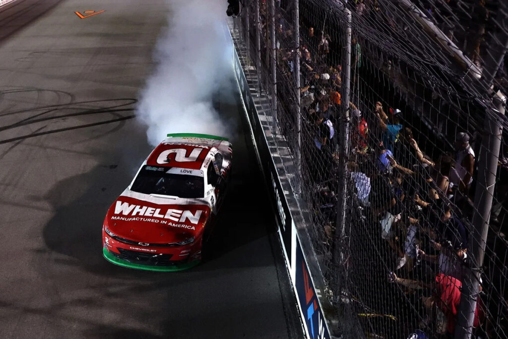 Jesse Love wins dramatic NASCAR O’Reilly race at Gateway
