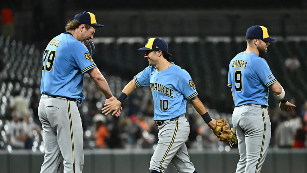 Steady Brewers savor franchise-record 98th victory as playoffs loom