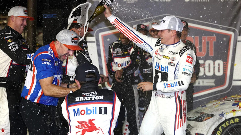 Chase Lookahead: JGR shows power with Bell winning Southern 500 in postseason’s opening Chase race
