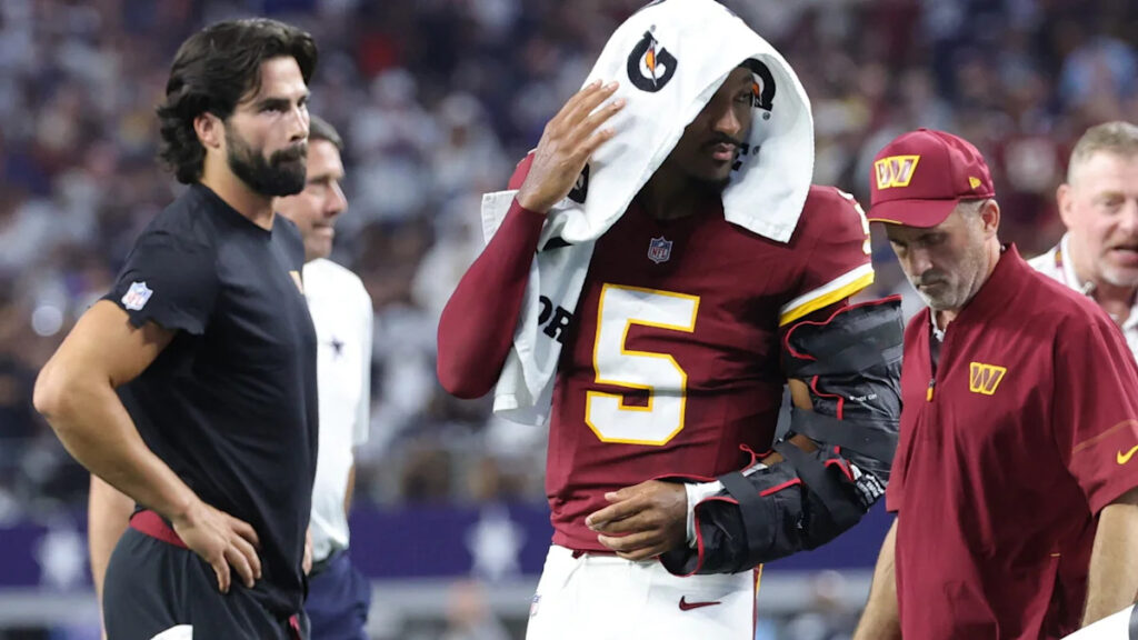 Sunday Aftermath: Jayden Daniels’ bad break, the Bears’ about-face, and more Sunday Aftermath: Jayden Daniels’ bad break, the Bears’ about-face, and more