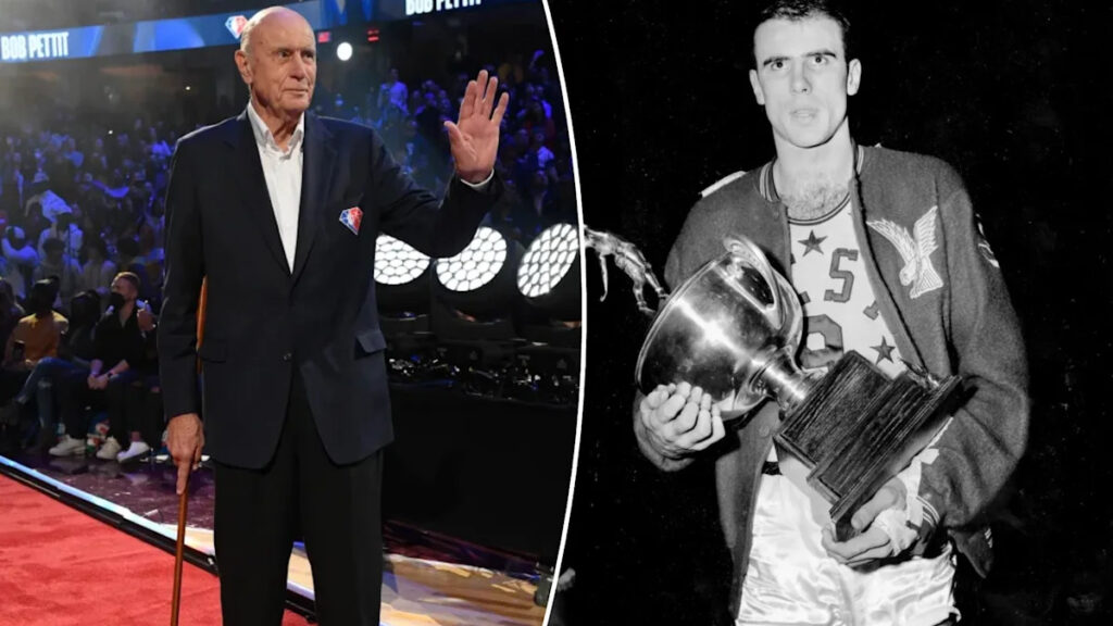 Bob Pettit, NBA legend and league’s first MVP, dead at 93