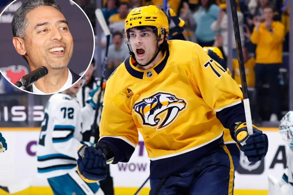 Devils acquire rising winger Luke Evangelista in trade with Predators