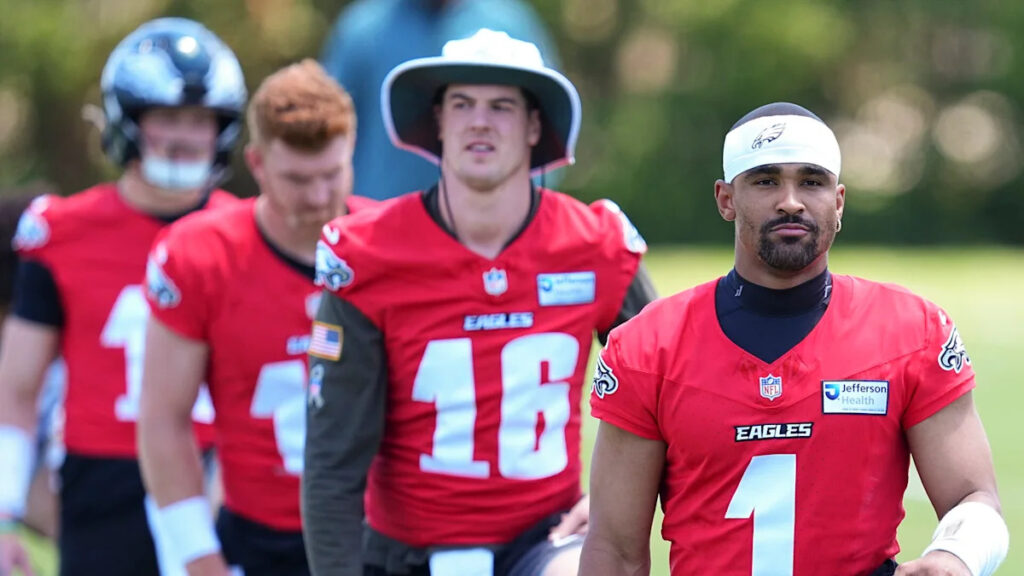 Eagles depth chart doesn’t name a backup to Jalen Hurts