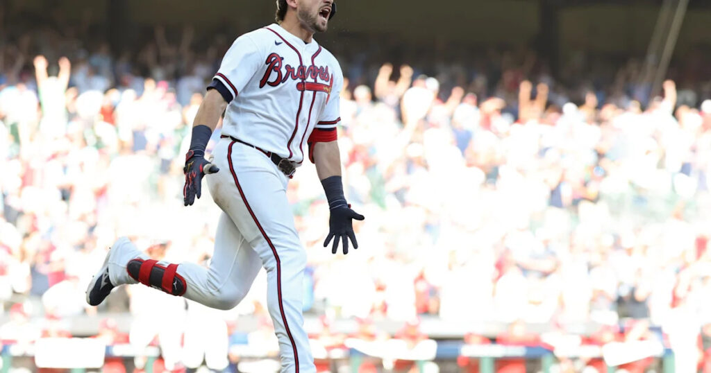 Braves initiate exorcism with Austin Riley’s huge homer, 5-3 win over Phillies in NLWC Game 1 Braves initiate exorcism with Austin Riley’s huge homer, 5-3 win over Phillies in NLWC Game 1