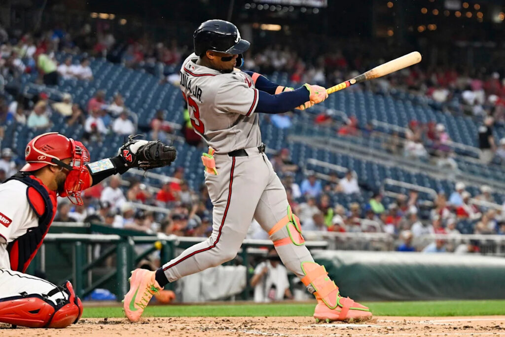 Ronald Acuña Jr. reaches 200 career home runs and 200 career stolen bases in fewest games