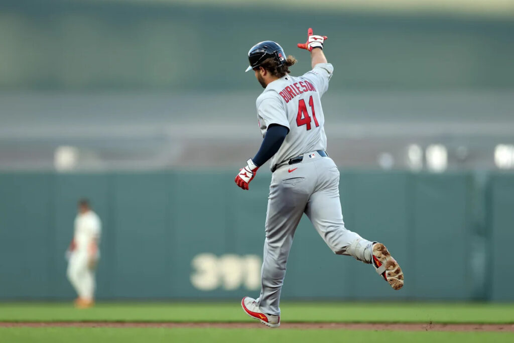 Alec Burleson Hits a Bomb into the Bay, But Giants Walk-Off Cardinals in Extras Alec Burleson Hits a Bomb into the Bay, But Giants Walk-Off Cardinals in Extras