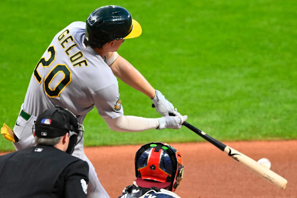 A’s Drop Fourth Straight in 5-3 Loss to Guardians