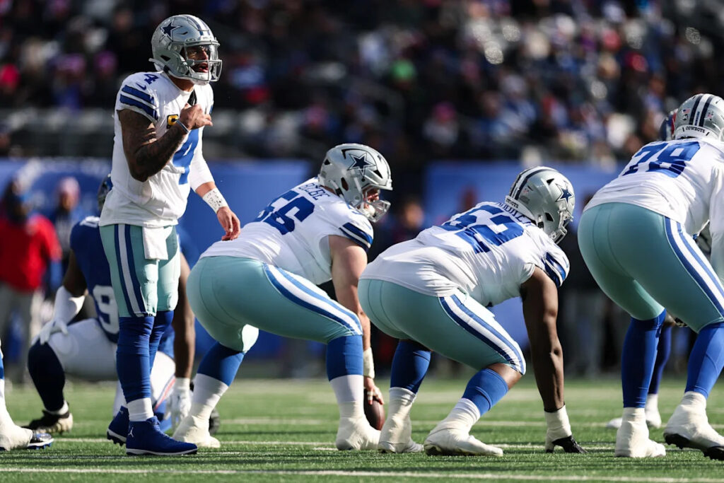 How the Cowboys offensive line matches up with the Giants front