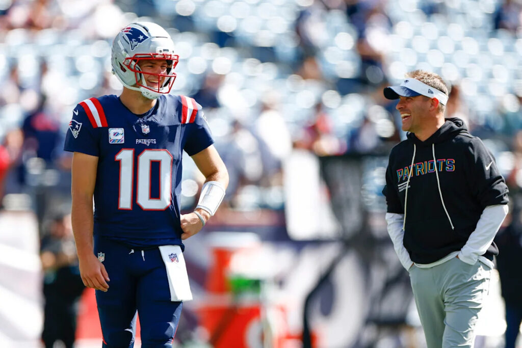 Josh McDaniels knows defenses are adjusting to Drake Maye. Now they must respond