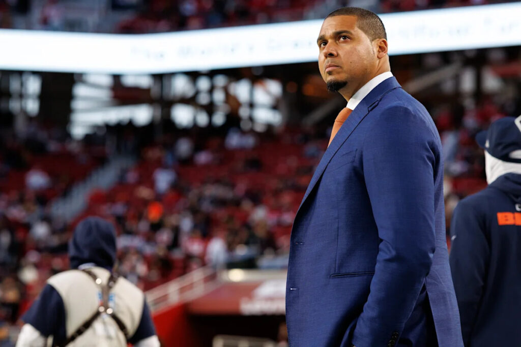 Bears GM Ryan Poles in attendance at Miami-Stanford game Bears GM Ryan Poles in attendance at Miami-Stanford game