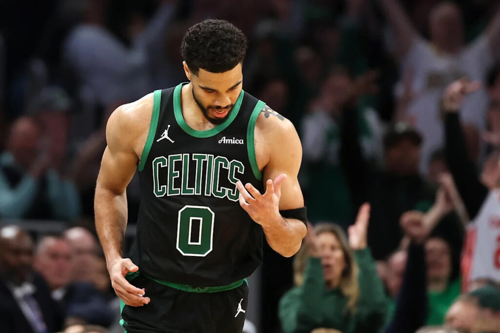 Jayson Tatum gives Celtics fans 59 seconds of offseason optimism Jayson Tatum gives Celtics fans 59 seconds of offseason optimism