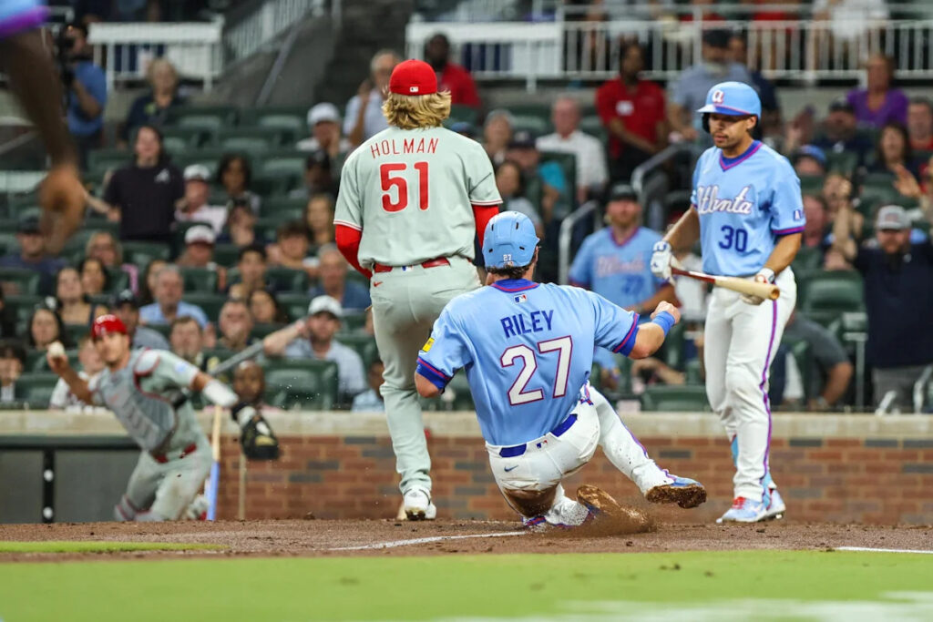 Digging a Holman: Braves 12, Phillies 2