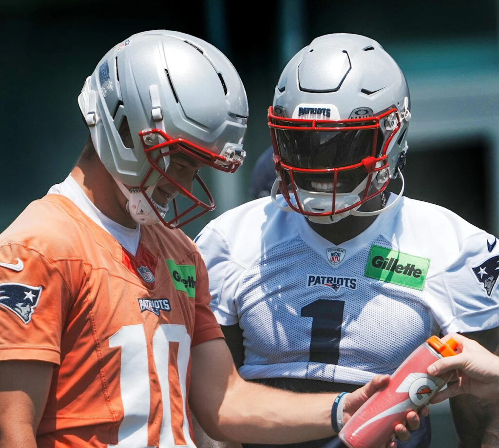 Drake Maye: ‘Hard not to be excited’ about Patriots wide receiver group