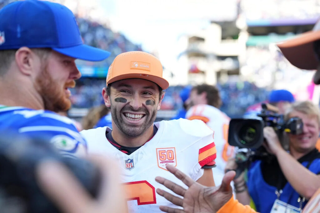 Why Baker Mayfield’s new contract is relevant to Seahawks, Sam Darnold Why Baker Mayfield’s new contract is relevant to Seahawks, Sam Darnold