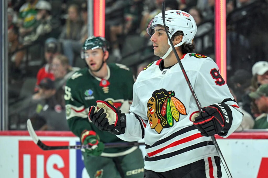 Blackhawks Practice: Top Power Play Unit Exactly What You’d Expect With Connor Bedard Out