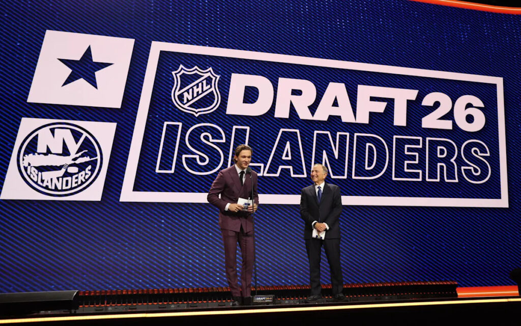 Matthew Schaefer Representing Islanders At NHL Media Tour In Las Vegas