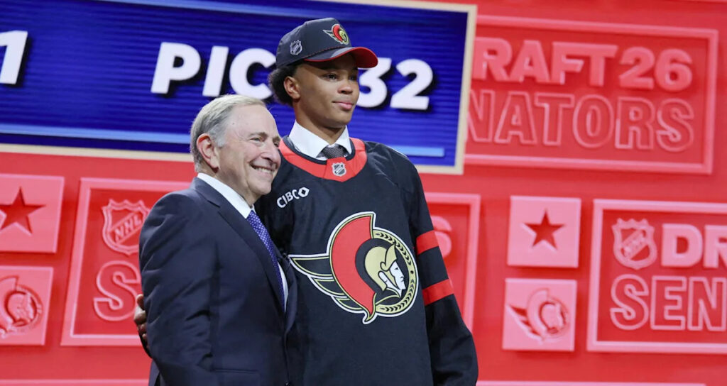 Senators 2026 First-Round Draft Pick Gets Shifted To Centre