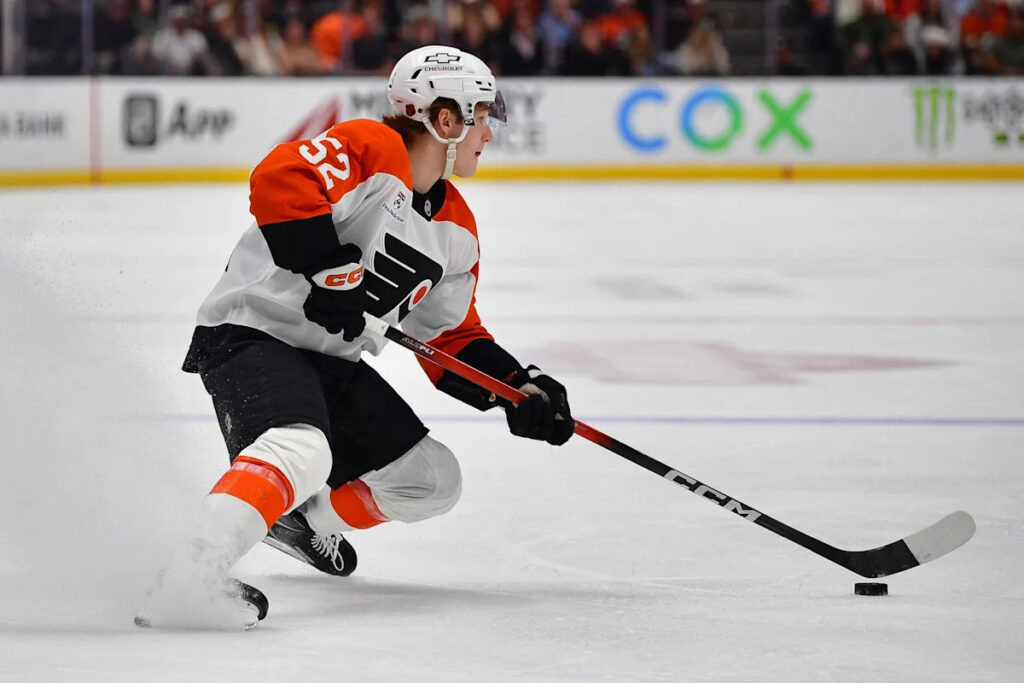 Flyers’ Denver Barkey ‘Looking To Run Away’ with New NHL Role Flyers’ Denver Barkey ‘Looking To Run Away’ with New NHL Role