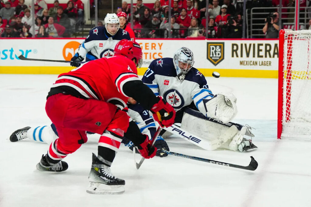 Carolina Hurricanes Eyeing Connor Hellebuyck, Offered First-Round Pick and Standout Defenseman Carolina Hurricanes Eyeing Connor Hellebuyck, Offered First-Round Pick and Standout Defenseman